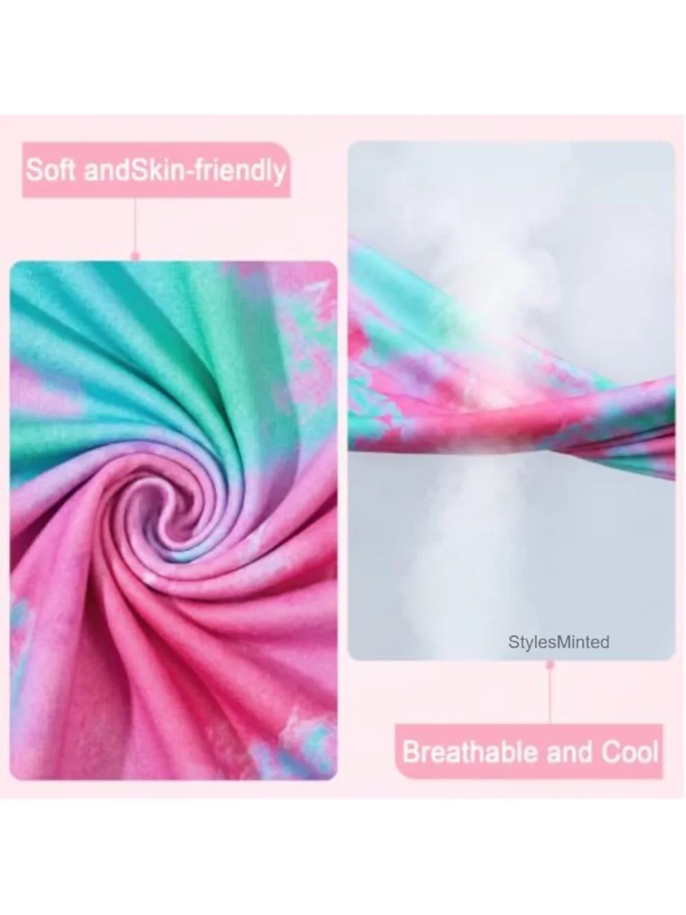 Girls Sleeveless Tank & Shorts Pajama Set, Soft Stretchy Polyester Spandex,